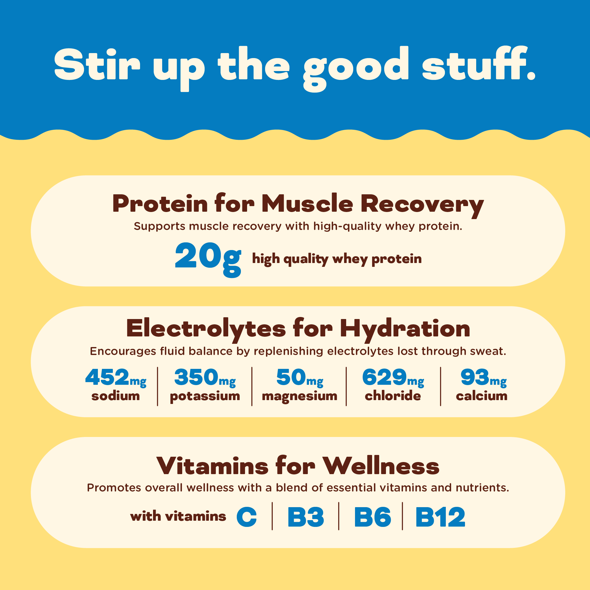 Vanilla all-in-one recovery drink mix