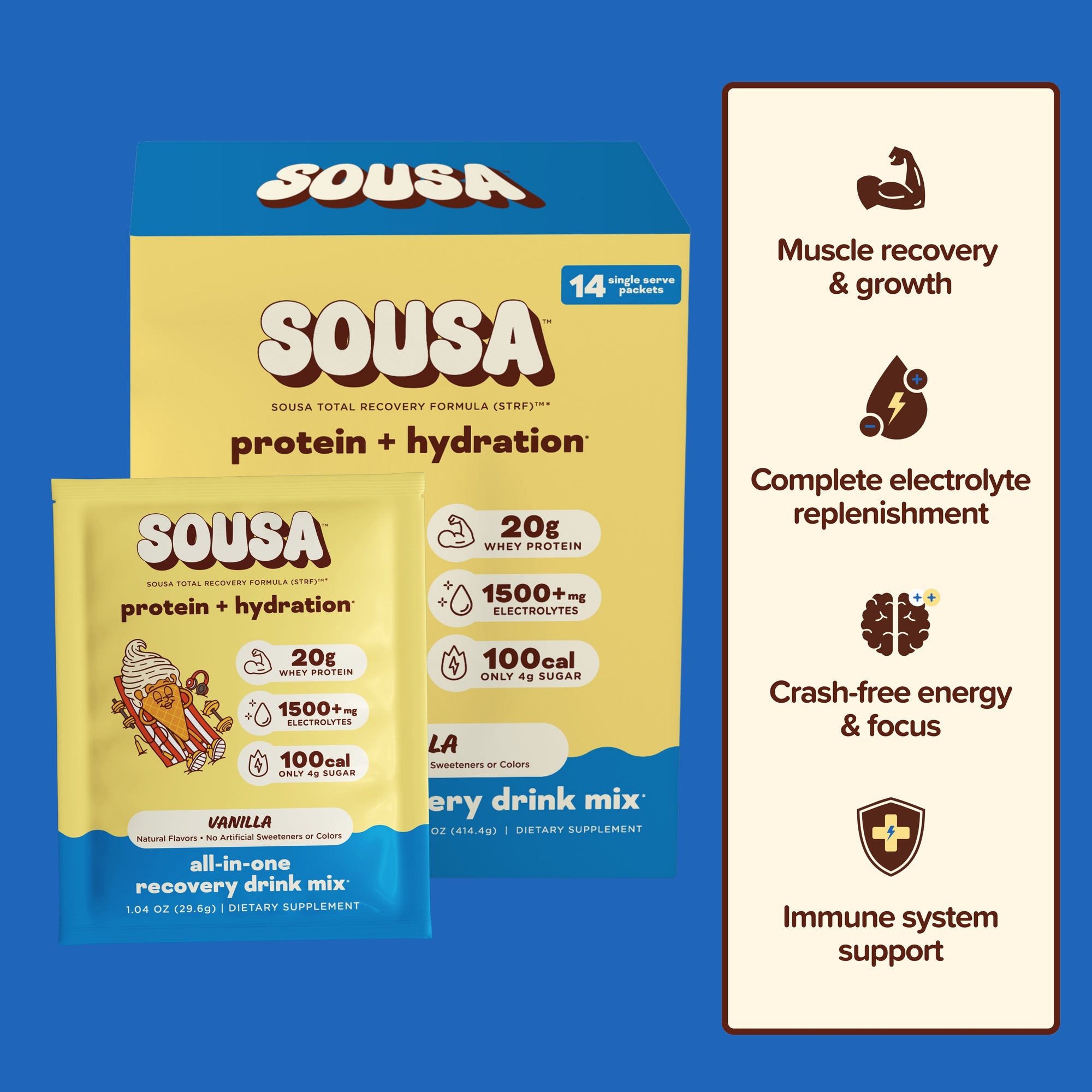 Protein + Hydration Drink Mix (14 Count)