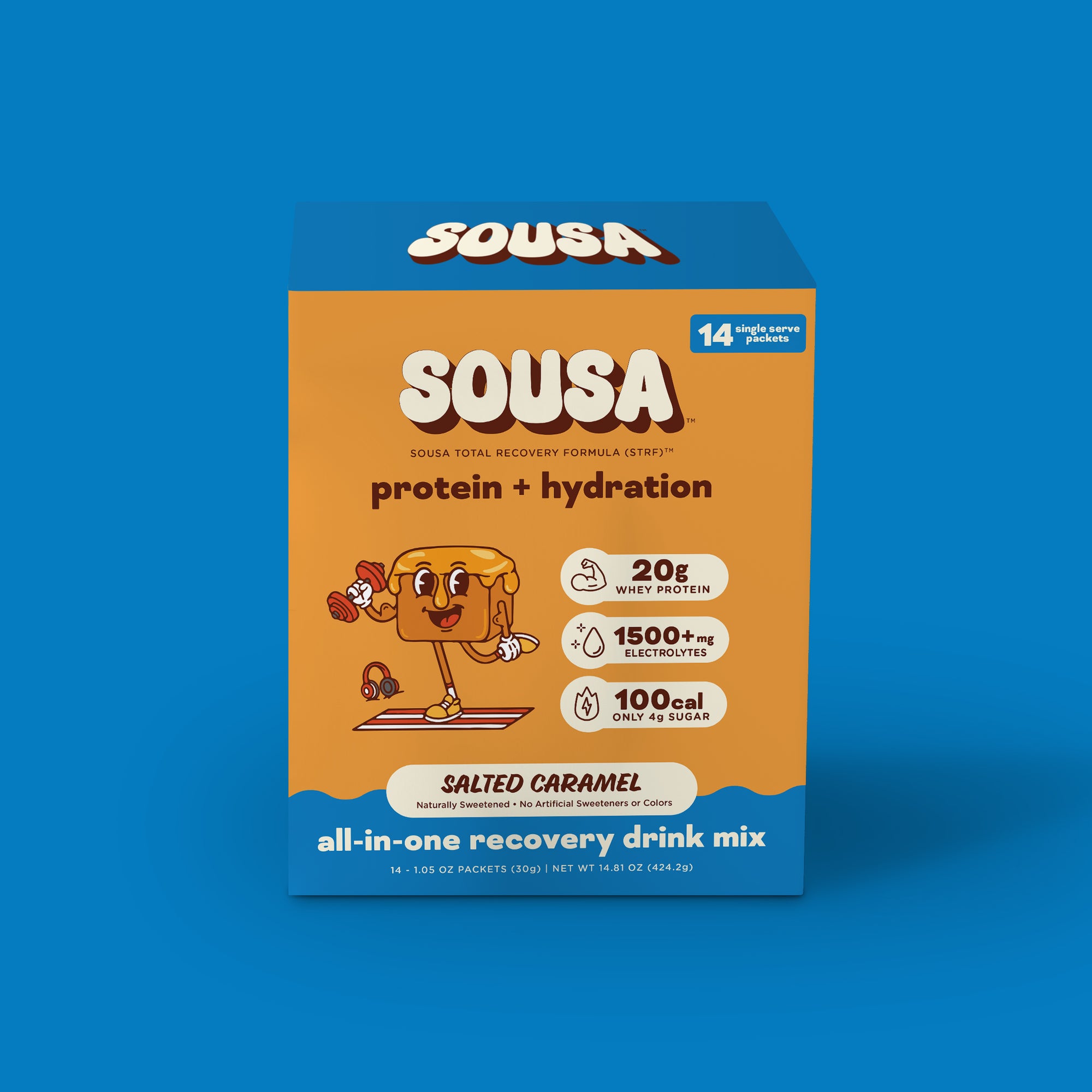 Salted Caramel all-in-one recovery drink mix